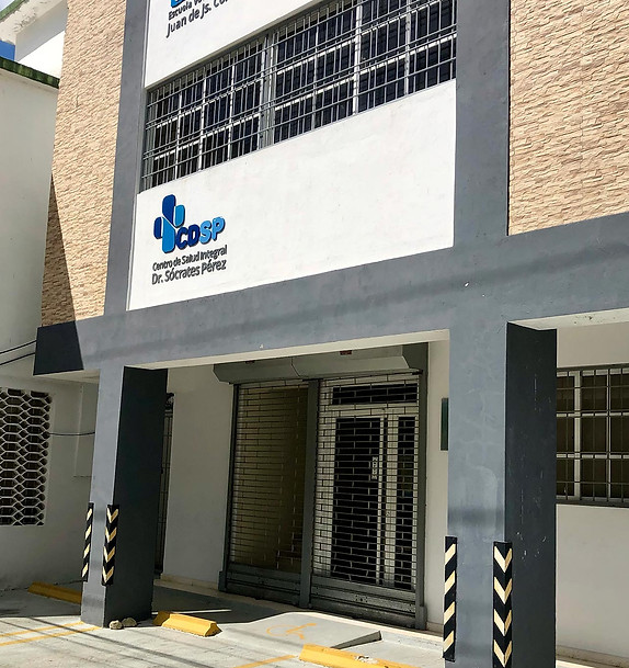 Fachada del Centro de Salud Integral Dr. Sócrates Pérez